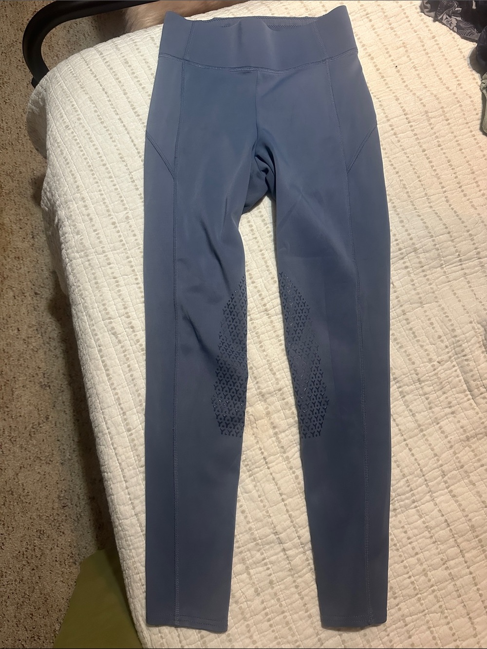 Women's High-Waist Leggings in Slate Blue